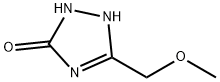 3H-1,2,4-Triazol-3-one, 1,2-dihydro-5-(methoxymethyl)- 结构式