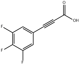 3-(3,4,5-三氟苯基)丙酸 结构式