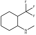 Cyclohexanamine, N-methyl-2-(trifluoromethyl)- 结构式