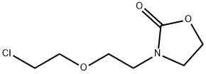 3-[2-(2-氯乙氧基)乙基]-1,3-噁唑烷-2-酮 结构式