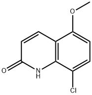 2(1H)-Quinolinone, 8-chloro-5-methoxy- 结构式