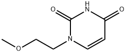 1-(2-甲氧基乙基)嘧啶-2,4(1H,3H)-二酮 结构式