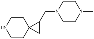 1-[(4-methylpiperazin-1-yl)methyl]-6-azaspiro[2.5]octane 结构式