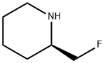 (2R)-2-(Fluoromethyl)piperidine 结构式