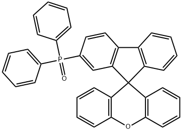 螺[芴-9,9'-氧杂蒽]-2-基-二苯基磷氧 结构式