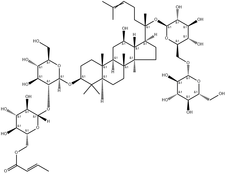 Ginsenoside Ra6 结构式