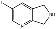 3-氟-6,7-二氢-5H-吡咯并[3,4-B]吡啶 结构式