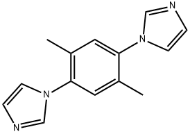 1H-Imidazole, 1,1'-(2,5-dimethyl-1,4-phenylene)bis- 结构式