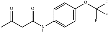3-氧代-N-[4-(三氟甲氧基)苯基]丁酰胺 结构式