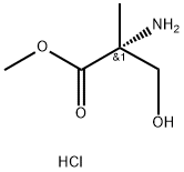 D-Serine, 2-Methyl-, Methyl ester, hydrochloride (1:1) 结构式