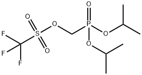 Methanesulfonic acid, 1,1,1-trifluoro-, [bis(1-methylethoxy)phosphinyl]methyl ester 结构式