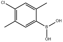 (4-氯-2,5-二甲基苯基)硼酸 结构式