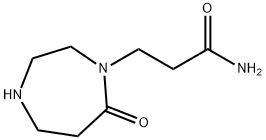 1H-1,4-Diazepine-1-propanamide, hexahydro-7-oxo- 结构式