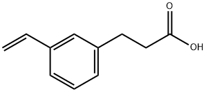 Benzenepropanoic acid, 3-ethenyl- 结构式