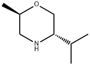 Morpholine, 2-methyl-5-(1-methylethyl)-, (2R,5S)- 结构式