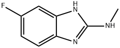 6-fluoro-N-methyl-1H-1,3-benzodiazol-2-amine 结构式