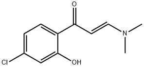 (2E)-1-(4-chloro-2-hydroxyphenyl)-3-(dimethylamino)prop-2-en-1-one 结构式