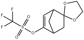 螺[双环[2.2.1]庚[5]烯-2,2'-[1,3]二噁茂]-5-基三氟甲磺酸酯 结构式