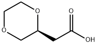 (S)-2-(1,4-二氧六环-2-基)乙酸 结构式