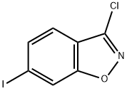 3-氯-6-碘苯并[D]异噁唑 结构式