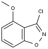 3-氯-4-甲氧基苯并[D]异噁唑 结构式