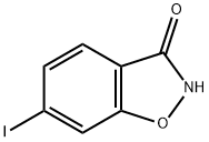 6-碘代苯并[D]异噁唑-3(2H)-酮 结构式