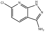 1H-Pyrazolo[3,4-b]pyridin-3-amine, 6-chloro- 结构式