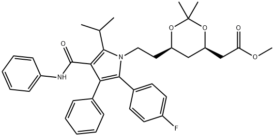阿托伐他汀钙阿托伐他汀钙中间体1甲酯 结构式