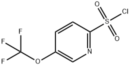 2-Pyridinesulfonyl chloride, 5-(trifluoromethoxy)- 结构式