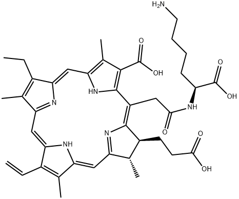 二氢叶吩E6单赖氨酸酰胺三钠盐 结构式