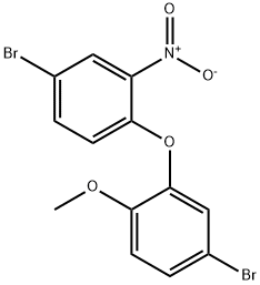 Benzene, 4-bromo-1-(5-bromo-2-methoxyphenoxy)-2-nitro- 结构式