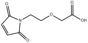 2-(2-(2,5-二氧代-2,5-二氢-1H-吡咯-1-基)乙氧基)乙酸 结构式