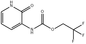 2,2,2-trifluoroethyl N-(2-oxo-1,2-dihydropyridin-3-yl)carbamate 结构式