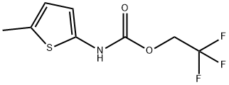 2,2,2-trifluoroethyl N-(5-methylthiophen-2-yl)carbamate 结构式