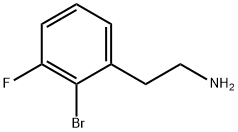 Benzeneethanamine, 2-bromo-3-fluoro- 结构式