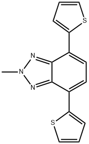 2-甲基-4,7-二(噻吩-2-基)-2H-苯并[D][1,2,3]三唑 结构式