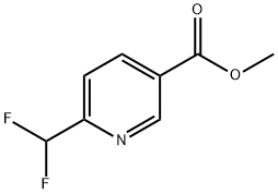 6-(二氟甲基)烟酸甲酯 结构式