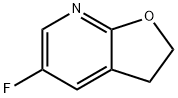 5-氟-2,3-二氢呋喃并[2,3-B]吡啶 结构式