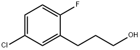Benzenepropanol, 5-chloro-2-fluoro- 结构式