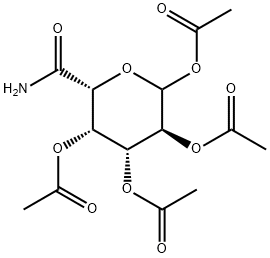 6-Amino-6-deoxy-1,2,3,4-tetraacetate-L-galactose 结构式
