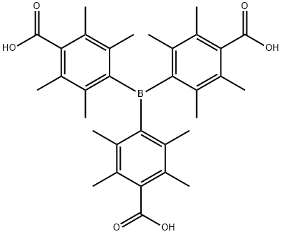 4,4',4"-boranetriyltris(2,3,5,6-tetramethylbenzoic acid) 结构式