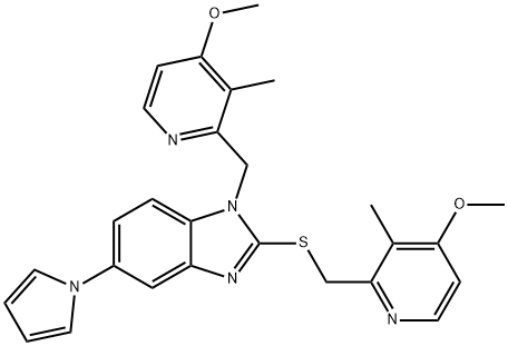 艾普拉唑杂质7 结构式