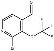 2-溴-3-(三氟甲氧基)异烟醛 结构式