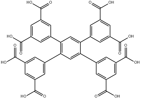 1,2,4,5-四(3,5-二羧基苯基)苯 结构式