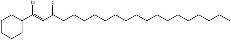 1-Eicosen-3-one, 1-chloro-1-cyclohexyl-, (1Z)- 结构式