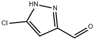 5-Chloro-1H-pyrazole-3-carbaldehyde 结构式
