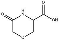 5-氧代吗啉-3-羧酸 结构式