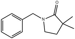 1-Benzyl-3,3-dimethylpyrrolidin-2-one 结构式