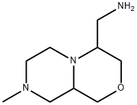 Pyrazino[2,1-c][1,4]oxazine-4-methanamine,octahydro-8-methyl- 结构式