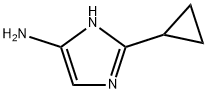 2-环丙基-1H-咪唑-5-胺 结构式